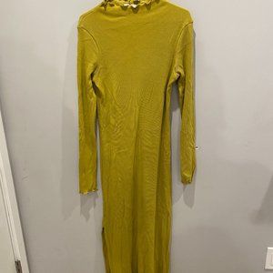 Selva Negra Eloise Rib Knit Long Sleeve Dress in Nopal - NWOT